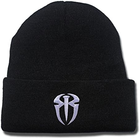 Roman Reigns Logo Beanie Fashion Unisex Embroidery Beanies Skullies Knitted Hats Skull Caps
