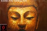 Original Abstract Art Zen Buddha Chinese Oil Painting 506