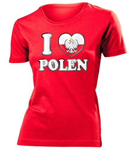 FUSSBALL – I LOVE POLEN FANSHIRT 4786(F-R) Gr. M