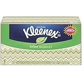 Kleenex Lotion Facial Tissue, White, 120 ct