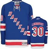Henrik Lundqvist Premier Jersey: New York Rangers #30 Blue Premier Jersey