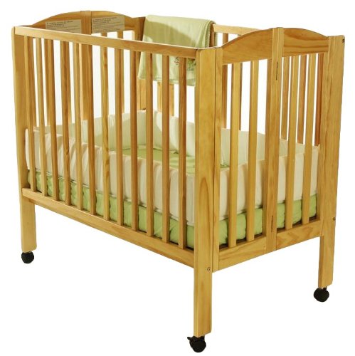 Dream on Me 2-in-1 Portable Folding Crib - Natural --