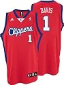 Baron Davis Jersey: adidas Red Swingman #1 Los Angeles Clippers Jersey