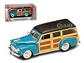1948 Ford Woody Green 1/43 Diecast Car Model By Road Signature 94251
