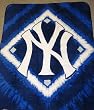 NEW YORK YANKEES MLB Micro-Raschel Throw Blanket 50 by 60 Super Soft