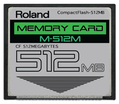 Review 512MB Roland M-512M CompactFlash CF Memory Card Upgrade for SPD-S, SP-404, SP-555, SP-606, MC...