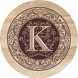Thirstystone TSMK Thirstystone 4 piece Coaster Set Monogram K