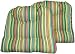 American Mills Beach Umbrella Indoor/Outdoor Dining Chair Pad, Set of 2