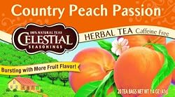 Celestial Seasonings Herb Tea, Country Peach Passion, 20-Count Tea Bags (Pack of 6)