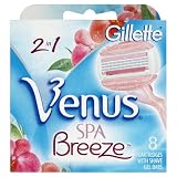 Gillette Venus Breeze Spa Manual Razor Blades x 8