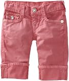 True Religion Girls 2-6X Sophie Capri Roll Up Short, Hu Hot Pink, 5