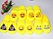 Imymax Unisex Emoji Cute Cartoon Slippers Warm Cozy Soft Stuffed Household Indoor Slippers (Label Size 36-37 = US4.5 - US6.5, Brown Poop)