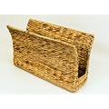 Water Hyacinth Curved Magazine Rack