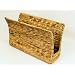 Water Hyacinth Curved Magazine Rack
