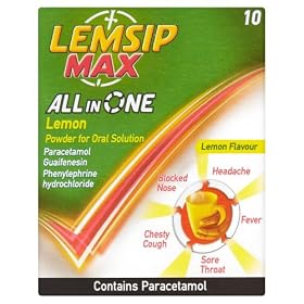 Lemsip Max All in One Lemon Flavour 10 Sachets