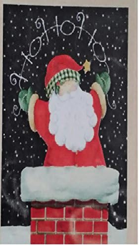 Toland Home Garden (28" X 40") Christmas Holiday Chimney Santa Decorative Flag