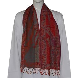 Scarf Muffler Pure Wool Perfect Gift for Father 12 x 60 inches (wsmf077)