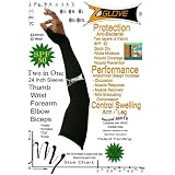 ZGlove 24 Inch Arm or Leg Sleeve New Patent Pending Design (Fabric: Jersey) by 