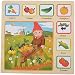 Generic Vegetables Puzzle Board FREE FREE FREE : GET ONE NORE PUZZLE SET FREE ASIN CODE : B01GFVRBAO WITH THE PURCHASE OF THIS PRODUCT RS.299.00