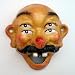 Cast Iron 4 Eyed Bottle Opener Wall Mount Beer Cap Bald Man