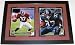 Shaun Alexander Autographed Seattle Seahawks 8x10 photo ~ custom framed with an Alabama Crimson Tide