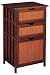 3 Drawer Chest in Oak Finish Organize It All 29803