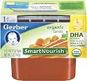 Gerber 1st Foods Organic Carrots, 2-Count, 2.5-Ounce Tubs (Pack of 8)