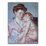 Sleeping Baby - 5" x 7" Museum Quality Greeting Card