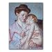 Sleeping Baby - Box Set of 12 Greeting Cards and Patterned Envelopes