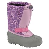 Columbia Sportswear BC1281 Powderbug Print Winter Boot (Toddler Little Kid Big Kid) - Pink Lady Wild Dove Dame Rose - 8 M US Toddler