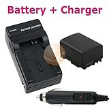 Canon BP-808 Compatible Li-Ion Battery + Battery Charger for Canon Digital  ....