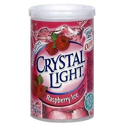 Crystal Light Raspberry Ice, (8-Quart) .87-Ounce Canisters (Pack of 6)