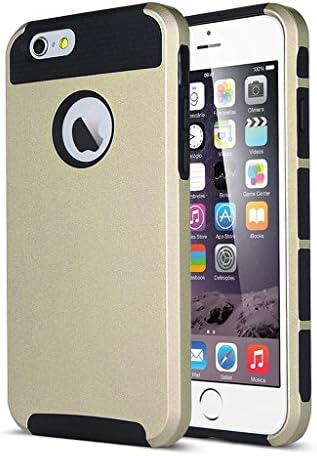Fit iphone 5 Case Cover , Hybrid Silicone With Hard PC Pattern Double Layer Protective Skin Shell Cover For Apple iphone 5 5S [BLACK GOLD]