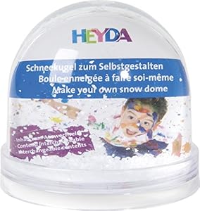 HEYDA Boule &agrave; neige personnalisable (L)90 x (H)85 mm