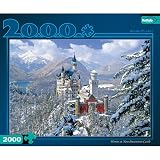Winter at Neuschwanstein Castle 2000pc Jigsaw Puzzle