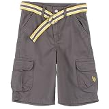 U.S. Polo Assn. Boys Belted Cargo Shorts