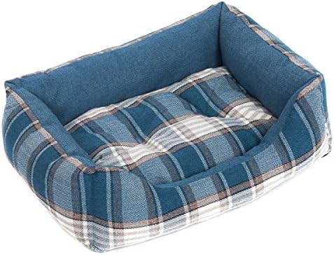 Favorite Rectangle Soft Warm Indoor Pet Puppy Dog Cat Sleeping Pad Bed Cushion with Removable Mat