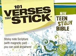 101 Verses that Stick for Teens based on the NIV Teen Study Bible: Bible Verses for Your Locker or Home