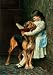 Naughty Boy or Compulsory Education Art Stretched Canvas Poster Print by Briton Riviere, 16x23