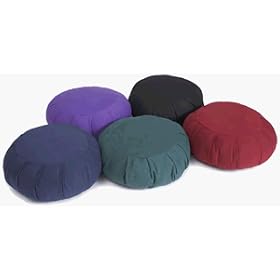 YogaAccessories (TM) Round Cotton Zafu Meditation Cushion