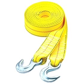 Highland 10176 20' Yellow Tow Strap with Hook