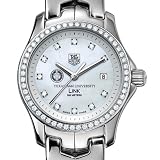 TAG HEUER watch:Texas A&M University TAG Heuer Watch - Women's Link with Diamond Bezel at M.LaHart