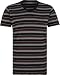 BLUE CROWN Sport Stripe Mens V-Neck T-Shirt-visli Cheap Deals