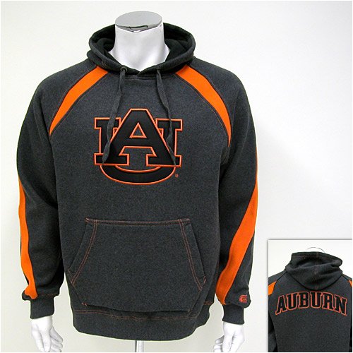 Buy Auburn Tigers NCAA Charcoal Varsity Hooded Sweatshirt by Colosseum