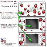 Nintendo DS Lite Strawberries On White WraptorSkinz TM Skin Kit by TuneTattooz TM