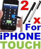 2X Stylus Pens for Ipod touch / Iphone / Touchscreen devices! 2x Pens, 1 Silver 1 Black! iPOD iTOUCH iPHONE 3G 3GS 8GB 16GB 32GB 64GB