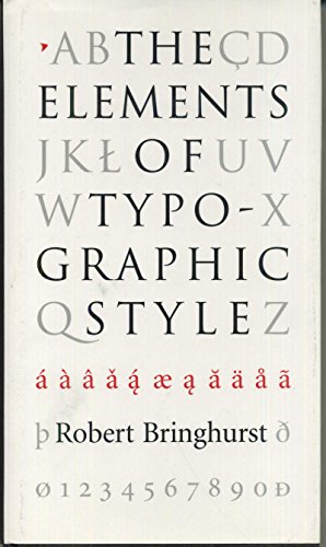 the elements of typographic style