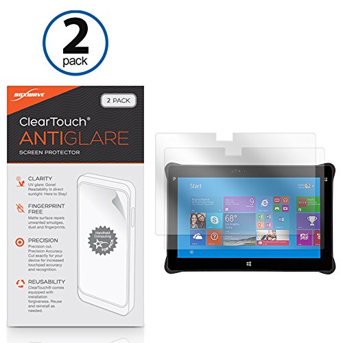 MobileDemand xTablet Flex 10 Screen Protector, BoxWave [ClearTouch Anti-Glare (2-Pack)] Anti-Fingerprint Matte Film Skin for MobileDemand xTablet Flex 10 | xTablet T1600