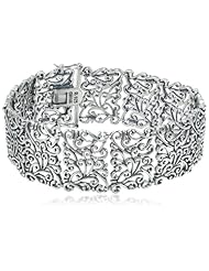 Sterling Silver Oxidized Bracelet, 7.25"