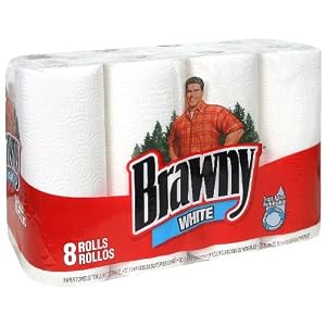 BRAWNY PAPER TOWELS 2 PLY 8 ROLLS